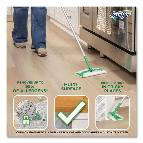 Image of Swiffer® 81216 Dry Refill Cloths, 10.4 x 8, White, 52/Box, 3 Boxes/Carton