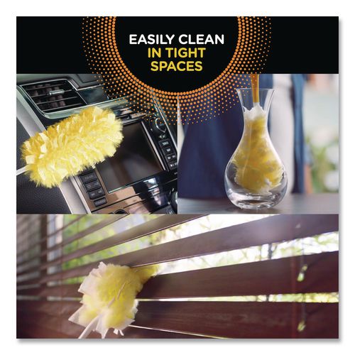 Image of Swiffer® PGC08109 Heavy Duty Dusters Starter Kit, 6" Handle With Two Disposable Dusters, 4 Kits/carton