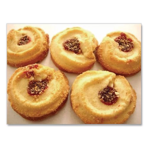 Image of Knott's Berry Farm® BIS59636 Premium Berry Jam Shortbread Cookies, Raspberry, 2 Oz Pack, 36/carton