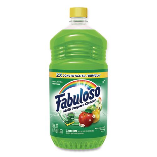 Image of Fabuloso® 153043 Multi-Use Cleaner, Passion Fruit Scent, 56 Oz, Bottle, 6/carton