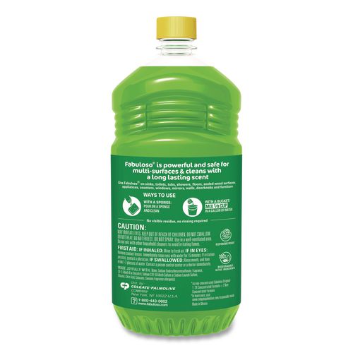 Image of Fabuloso® 153043 Multi-Use Cleaner, Passion Fruit Scent, 56 Oz, Bottle, 6/carton