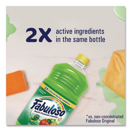 Image of Fabuloso® 153043 Multi-Use Cleaner, Passion Fruit Scent, 56 Oz, Bottle, 6/carton