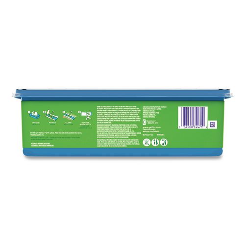 Image of Swiffer® 74471 Max/XL Wet Refill Cloths, 16.5 x 9, White, 12/Tub, 6 Tubs/Carton