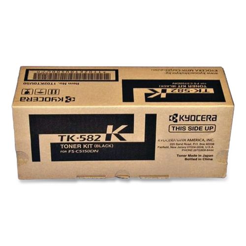 Image of Kyocera KYOTK582K Tk582k High-Yield Toner, 3,500 Page-Yield, Black