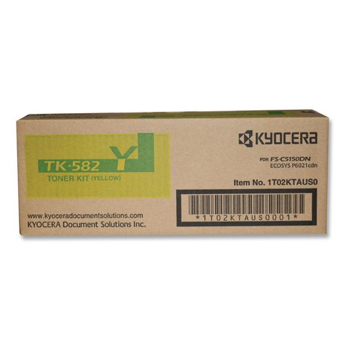 Image of Kyocera KYOTK582Y Tk582y High-Yield Toner, 2,800 Page-Yield, Yellow