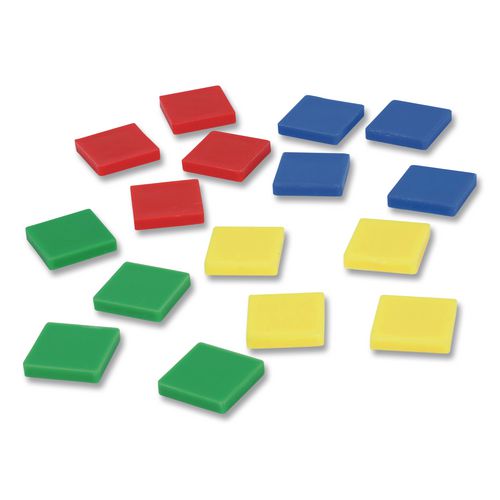 Image of Learning Resources® LER0203 Square Color Tiles, Pre-K to K, 400 Pieces