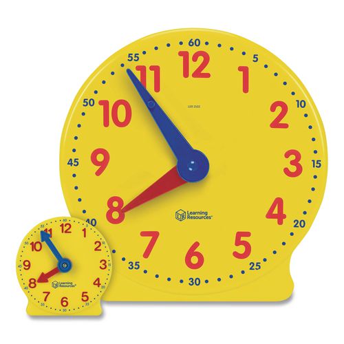Image of Learning Resources® LER2102 Classroom Clock Kit, Grades K to 2, 25 Pieces