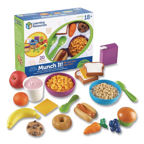 Image of Learning Resources® LER7711 New Sprouts Munch It! Food Set, Pre-K to K, 20 Pieces
