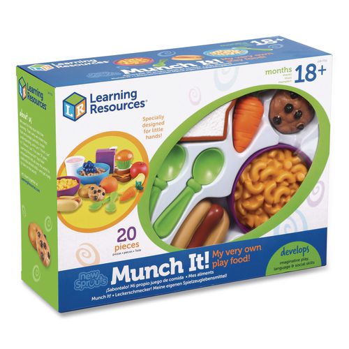 Image of Learning Resources® LER7711 New Sprouts Munch It! Food Set, Pre-K to K, 20 Pieces