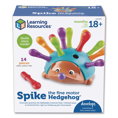 Image of Learning Resources® LER8904 Spike the Fine Motor Hedgehog, Pre-K, 14 Pieces