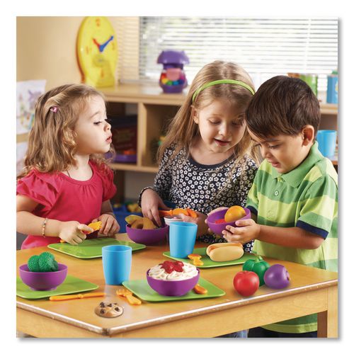 Image of Learning Resources® LER9723 New Sprouts Classroom Play Food Set, Pre-K to K, 100 Pieces