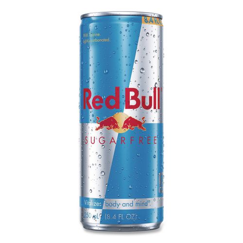 Image of Red Bull® RBD122114 Energy Drink, Sugar-Free, 8.4 Oz Can, 24/carton