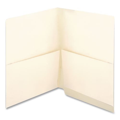 Image of Medical Arts Press® 31425MAP End Tab Folder with Pockets, Straight Tabs, Letter Size, Manila, 50/Box