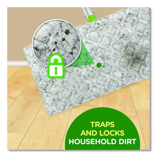 Image of Swiffer® Dry Refill Cloths, 10.63 x 8, White, 32/Box, 4 Boxes/Carton