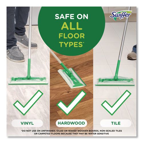 Image of Swiffer® 80333673 Wet Refill Cloths, 10 x 8, Lavender Vanilla and Comfort, White, 36/Carton