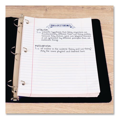 Image of Mead® 15200 Filler Paper, 3-Hole, 8 X 10.5, Wide/legal Rule, 200/pack