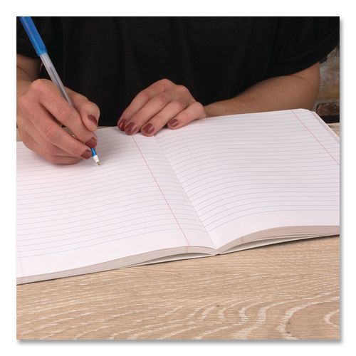 Image of Mead® 09910 Composition Book, Wide/Legal Rule, Black Cover, (100) 9.75 x 7.5 Sheets