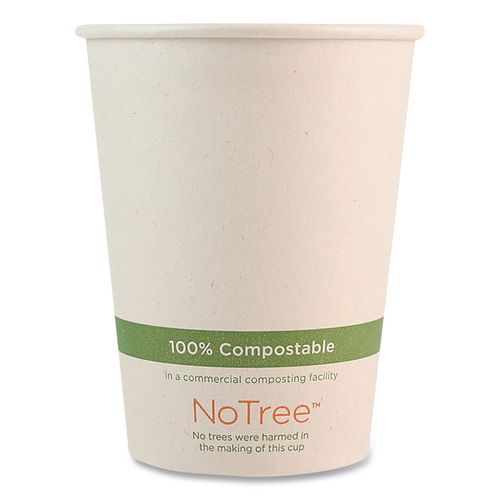 Image of World Centric® CUSU12 Notree Paper Hot Cups, 12 Oz, Natural, 1,000/carton