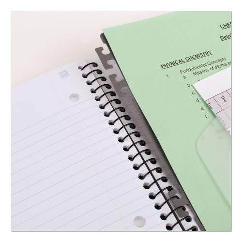 Image of Five Star® 06326 Advance Wirebound Notebook, 5-Subject, Medium/College Rule, Randomly Assorted Cover Color, (200) 11 x 8.5 Sheets