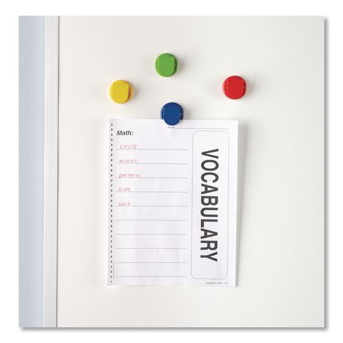 Image of Learning Resources® LER2692 Super Strong Magntic Clips, Small, 1.5" Diameter, Assorted Colors, 4 Pieces