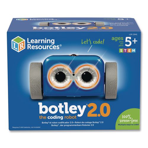 Image of Learning Resources® LER2941 Botley 2.0 The Coding Robot, Grades K to 6, 46 Pieces