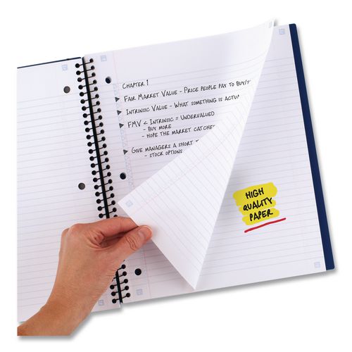 Image of Five Star® 06324 Advance Wirebound Notebook, 3-Subject, Medium/College Rule, Randomly Assorted Cover Color, (150) 11 x 8.5 Sheets