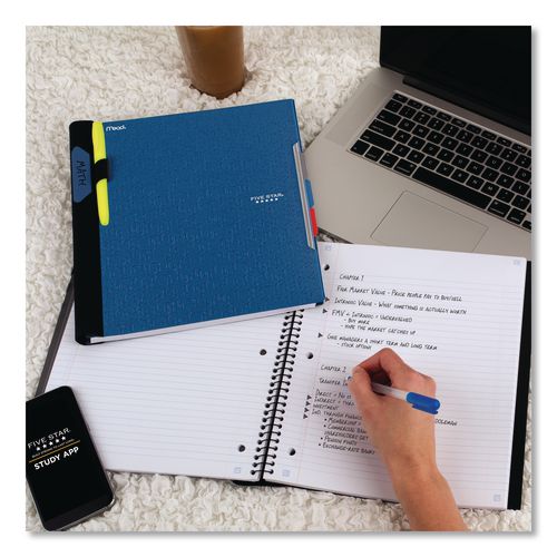 Image of Five Star® 06324 Advance Wirebound Notebook, 3-Subject, Medium/College Rule, Randomly Assorted Cover Color, (150) 11 x 8.5 Sheets