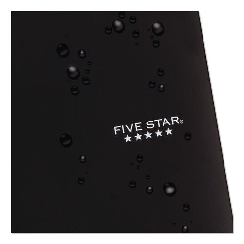 Image of Five Star® 72057 Wirebound Notebook, 1-Subject, Medium/College Rule, Black Cover, (100) 11 x 8.5 Sheets