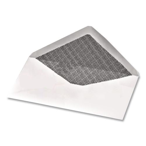 Image of Mead® 75212 Security Tint Business Envelopes, #6 3/4, Monarch Flap, Gummed Closure, 3.63 x 6.5, White, 80/Box