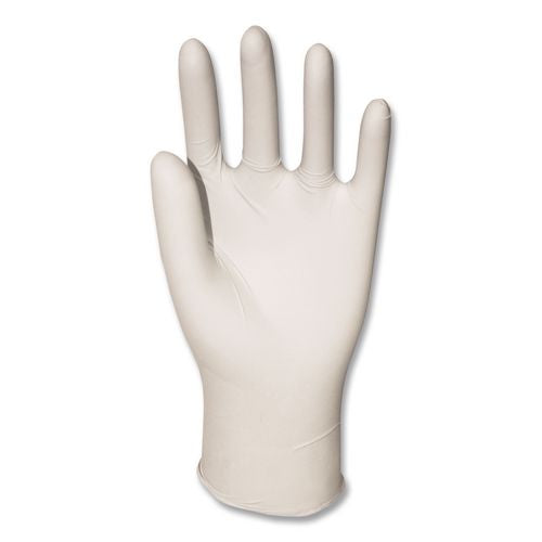 Image of Boardwalk® BWK315XLBX Powder-Free Synthetic Vinyl Gloves, X-Large, 4 mil Thick, 9.5" Long, Cream, 100/Box