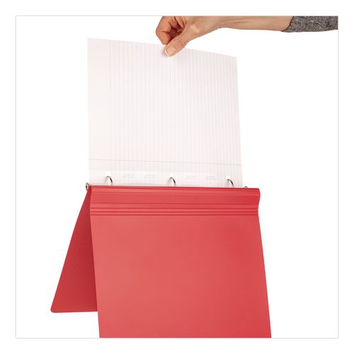 Image of Five StarÂ® Reinforced Filler Paper Plus Study App, 3-Hole, 8.5 x 11, College Rule, 80/Pack
