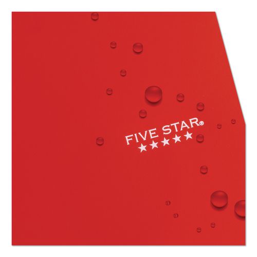 Image of Five Star® 05200 Wirebound Notebook, 1-Subject, Wide/Legal Rule, Red Cover, (100) 10.5 x 8 Sheets