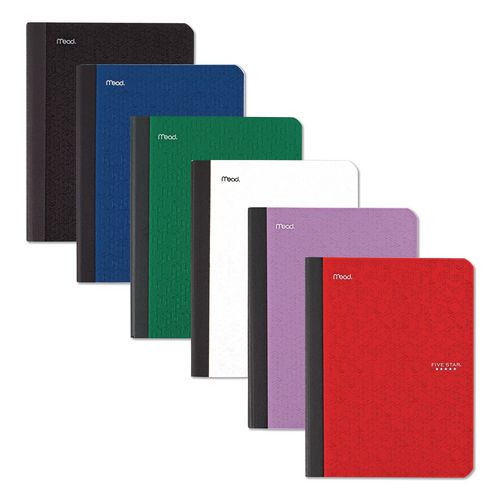 Image of Five Star® 850065 Composition Book, Medium/College Rule, Randomly Assorted Cover Color, (80) 9.75 x 7.5 Sheets