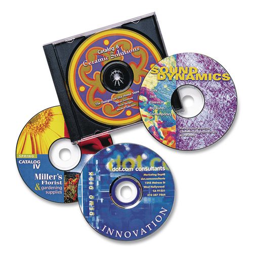 Image of Avery® 06692 Laser Cd Labels, Matte White, 30/pack