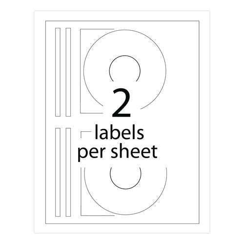 Image of Avery® 08691 Inkjet Cd Labels, Matte White, 100/pack