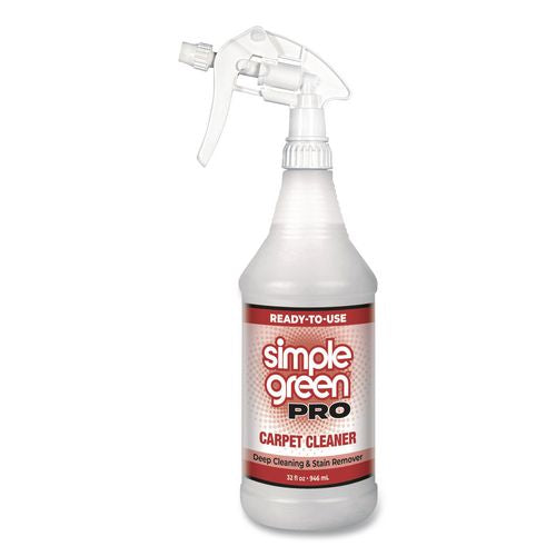 Image of Simple Green® 0510101206032 Pro Carpet Cleaner Ready-To-Use, 32 oz Spray Bottle, 12/Carton