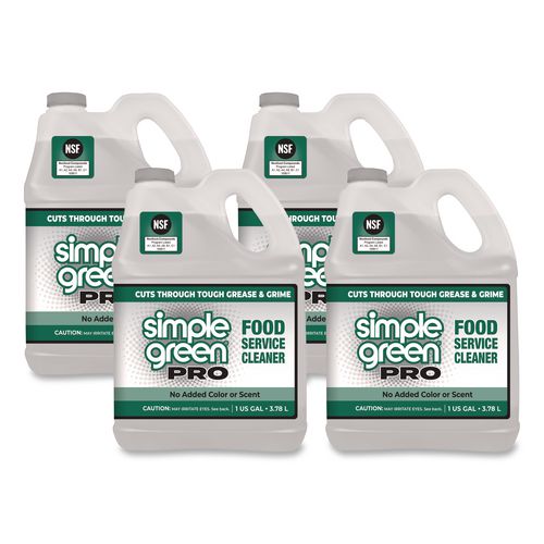 Image of Simple Green® 0610100401128 Pro Food Service Cleaner, 1 gal Bottle, 4/Carton