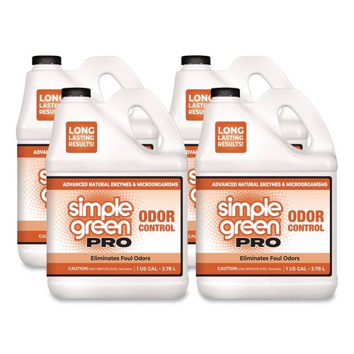Image of Simple Green® 0710100404128 Pro Odor Control, Lemongrass Eucalyptus, 1 gal Bottle, 4/Carton