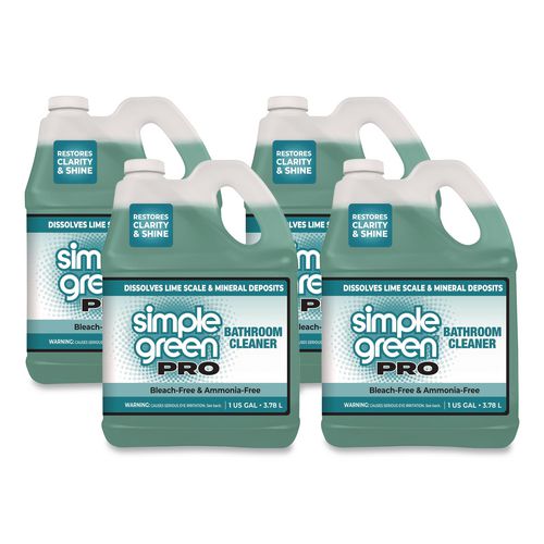 Image of Simple Green® 1710100451128 Pro Bathroom Cleaner, 1 gal Bottle, 4/Carton