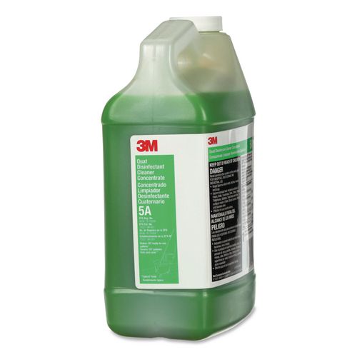 Image of 3M 7010386101 Quat Disinfectant Cleaner Concentrate, Pleasant Scent, 0.5 Gal Bottle, 4/carton