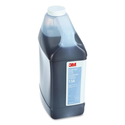Image of 3M 13A Deodorizer Concentrate, Fresh Scent, 64 oz. Bottle, 4/Carton