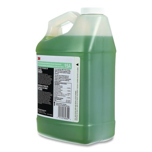 Image of 3M 15A Non-Acid Disinfectant Bathroom Cleaner Concentrate, 0.5 Gal Bottle, 4/carton