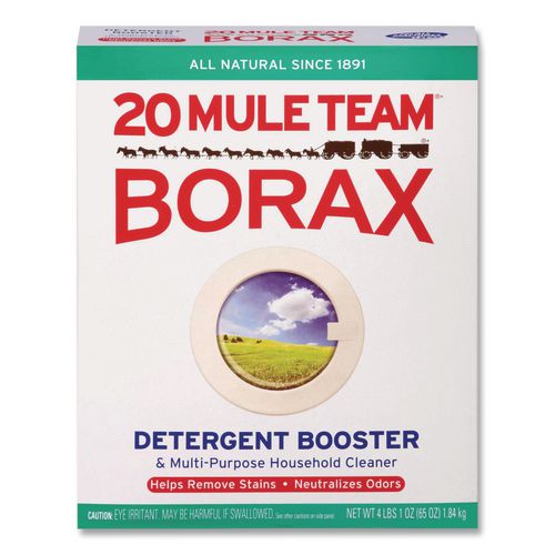 Image of Dial® DIA 00201 20 Mule Team Borax Laundry Booster, Powder, 4 lb Box, 6/Carton