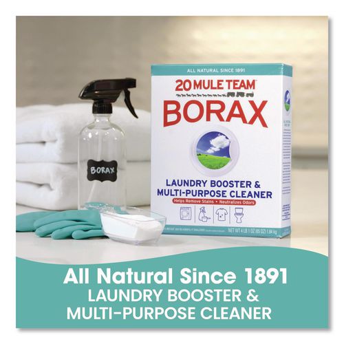 Image of Dial® DIA 00201 20 Mule Team Borax Laundry Booster, Powder, 4 lb Box, 6/Carton