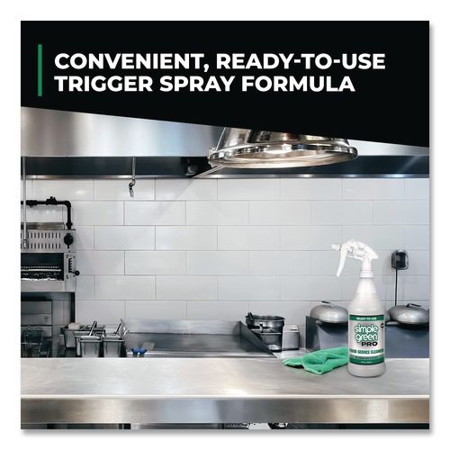 Image of Simple Green® 0610101201032 Pro Food Service Cleaner Ready-To-Use, 32 oz Spray Bottle, 12/Carton