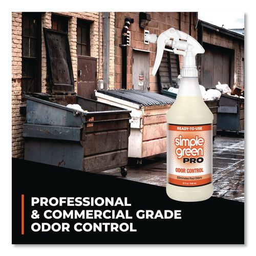 Image of Simple Green® 0710101204032 Pro Odor Control Ready-To-Use, Herbal, 32 oz Spray Bottle, 12/Carton