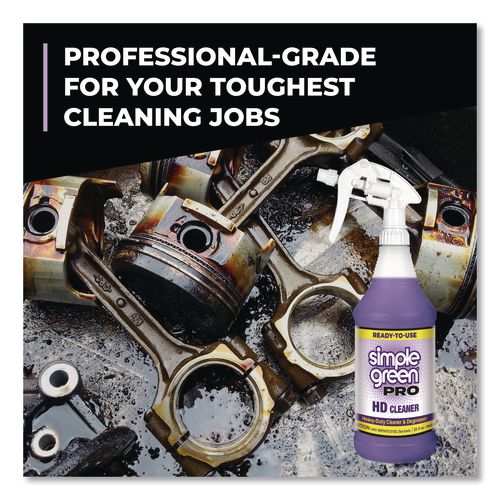 Image of Simple Green® 2110101203032 Pro HD Cleaner Ready-To-Use, 32 oz Spray Bottle, 12/Carton