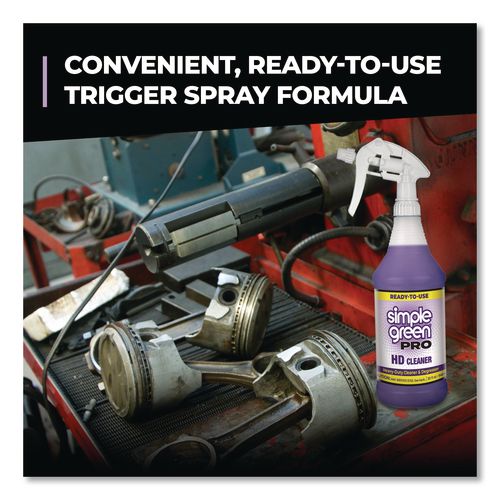 Image of Simple Green® 2110101203032 Pro HD Cleaner Ready-To-Use, 32 oz Spray Bottle, 12/Carton