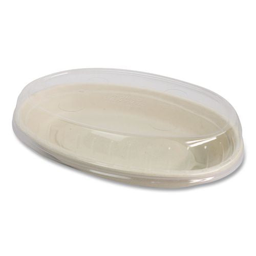 Image of World CentricÂ® Fiber Bowls, Burrito Bowl, 18 oz, 8 x 5.3 x 1.6, Natural, Paper, 400/Carton