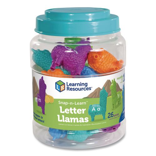 Image of Learning Resources® LER6713 Snap-n-Learn Letter Llamas, Pre-K, 26 Pieces